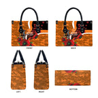 Greater Giants ANZAC Personalised Leather Bag Lest We Forget Poppy Camo