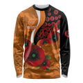 Greater Giants ANZAC Personalised Long Sleeve Shirt Lest We Forget Poppy Camo