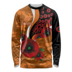 Greater Giants ANZAC Personalised Long Sleeve Shirt Lest We Forget Poppy Camo