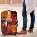 Greater Giants ANZAC Personalised Luggage Cover Lest We Forget Poppy Camo