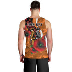 Greater Giants ANZAC Personalised Men Tank Top Lest We Forget Poppy Camo