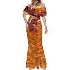 Greater Giants ANZAC Personalised Mermaid Dress Lest We Forget Poppy Camo