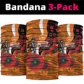 Greater Giants ANZAC Personalised Neck Gaiter Lest We Forget Poppy Camo