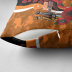 Greater Giants ANZAC Personalised Pillow Cover Lest We Forget Poppy Camo