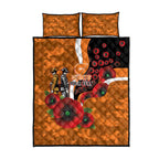 Greater Giants ANZAC Personalised Quilt Bed Set Lest We Forget Poppy Camo