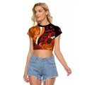 Greater Giants ANZAC Personalised Raglan Cropped T Shirt Lest We Forget Poppy Camo