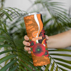 Greater Giants ANZAC Personalised Skinny Tumbler Lest We Forget Poppy Camo