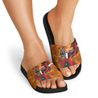 Greater Giants ANZAC Personalised Slide Sandals Lest We Forget Poppy Camo