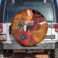 Greater Giants ANZAC Personalised Spare Tire Cover Lest We Forget Poppy Camo