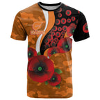Greater Giants ANZAC Personalised T Shirt Lest We Forget Poppy Camo