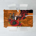 Greater Giants ANZAC Personalised Tablecloth Lest We Forget Poppy Camo