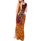 Greater Giants ANZAC Personalised Tank Maxi Dress Lest We Forget Poppy Camo
