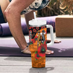 Greater Giants ANZAC Personalised Tumbler With Handle Lest We Forget Poppy Camo