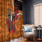 Greater Giants ANZAC Personalised Window Curtain Lest We Forget Poppy Camo