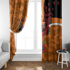 Greater Giants ANZAC Personalised Window Curtain Lest We Forget Poppy Camo