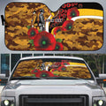Hawthorn Hawks ANZAC Personalised Auto Sun Shade Lest We Forget Poppy Camo
