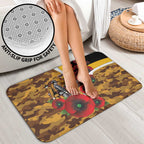 Hawthorn Hawks ANZAC Personalised Bathroom Set Lest We Forget Poppy Camo