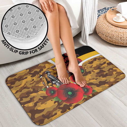 Hawthorn Hawks ANZAC Personalised Bathroom Set Lest We Forget Poppy Camo