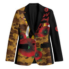 Hawthorn Hawks ANZAC Personalised Blazer Lest We Forget Poppy Camo