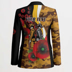 Hawthorn Hawks ANZAC Personalised Blazer Lest We Forget Poppy Camo