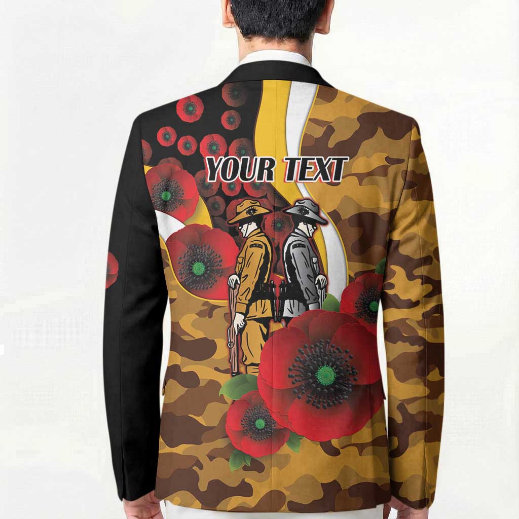 Hawthorn Hawks ANZAC Personalised Blazer Lest We Forget Poppy Camo