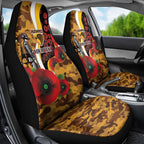 Hawthorn Hawks ANZAC Personalised Car Seat Cover Lest We Forget Poppy Camo