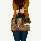Hawthorn Hawks ANZAC Personalised Leather Bag Lest We Forget Poppy Camo