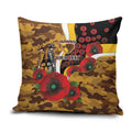 Hawthorn Hawks ANZAC Personalised Pillow Cover Lest We Forget Poppy Camo
