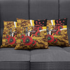 Hawthorn Hawks ANZAC Personalised Pillow Cover Lest We Forget Poppy Camo