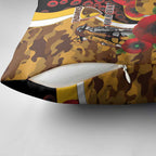 Hawthorn Hawks ANZAC Personalised Pillow Cover Lest We Forget Poppy Camo