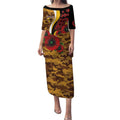 Hawthorn Hawks ANZAC Personalised Puletasi Lest We Forget Poppy Camo
