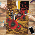 Hawthorn Hawks ANZAC Personalised Puzzle Lest We Forget Poppy Camo