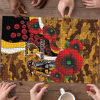 Hawthorn Hawks ANZAC Personalised Puzzle Lest We Forget Poppy Camo