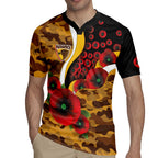 Hawthorn Hawks ANZAC Personalised Rugby Jersey Lest We Forget Poppy Camo