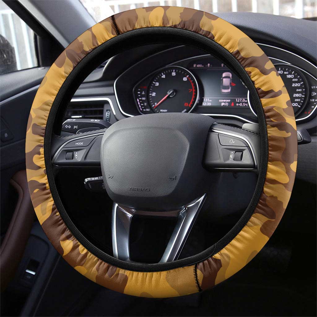 Hawthorn Hawks ANZAC Steering Wheel Cover Lest We Forget Poppy Camo
