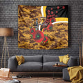Hawthorn Hawks ANZAC Personalised Tapestry Lest We Forget Poppy Camo