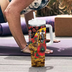 Hawthorn Hawks ANZAC Personalised Tumbler With Handle Lest We Forget Poppy Camo