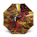 Hawthorn Hawks ANZAC Personalised Umbrella Lest We Forget Poppy Camo
