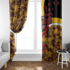 Hawthorn Hawks ANZAC Personalised Window Curtain Lest We Forget Poppy Camo