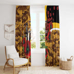 Hawthorn Hawks ANZAC Personalised Window Curtain Lest We Forget Poppy Camo