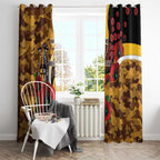 Hawthorn Hawks ANZAC Personalised Window Curtain Lest We Forget Poppy Camo