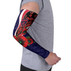 Melbourne Demons ANZAC Personalised Arm Sleeves Lest We Forget Poppy Camo