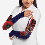 Melbourne Demons ANZAC Personalised Arm Sleeves Lest We Forget Poppy Camo