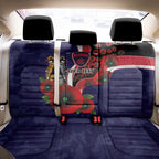 Melbourne Demons ANZAC Personalised Back Car Seat Cover Lest We Forget Poppy Camo