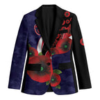 Melbourne Demons ANZAC Personalised Blazer Lest We Forget Poppy Camo
