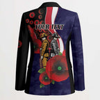 Melbourne Demons ANZAC Personalised Blazer Lest We Forget Poppy Camo