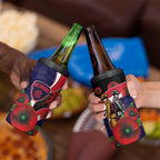 Melbourne Demons ANZAC Personalised 4 in 1 Can Cooler Tumbler Lest We Forget Poppy Camo