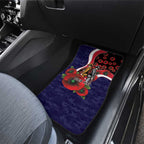 Melbourne Demons ANZAC Personalised Car Mats Lest We Forget Poppy Camo