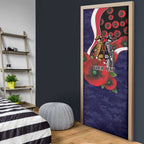 Melbourne Demons ANZAC Personalised Door Cover Lest We Forget Poppy Camo