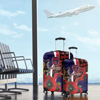 Melbourne Demons ANZAC Personalised Luggage Cover Lest We Forget Poppy Camo